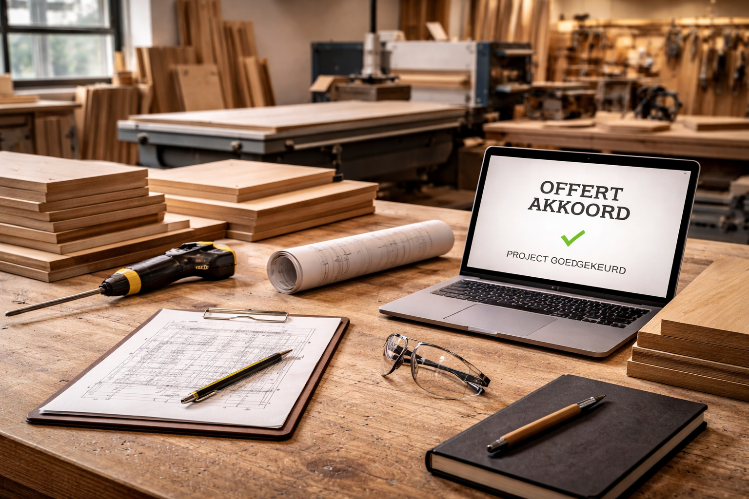 Akkoord en productie.